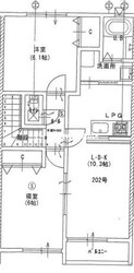 ロワジールの物件間取画像